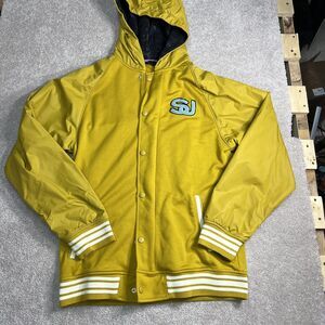 Sean John SJ Full Zip Hoodie‎ Boys XL Hooded Zip Front Sweatshirt Mustard Yellow